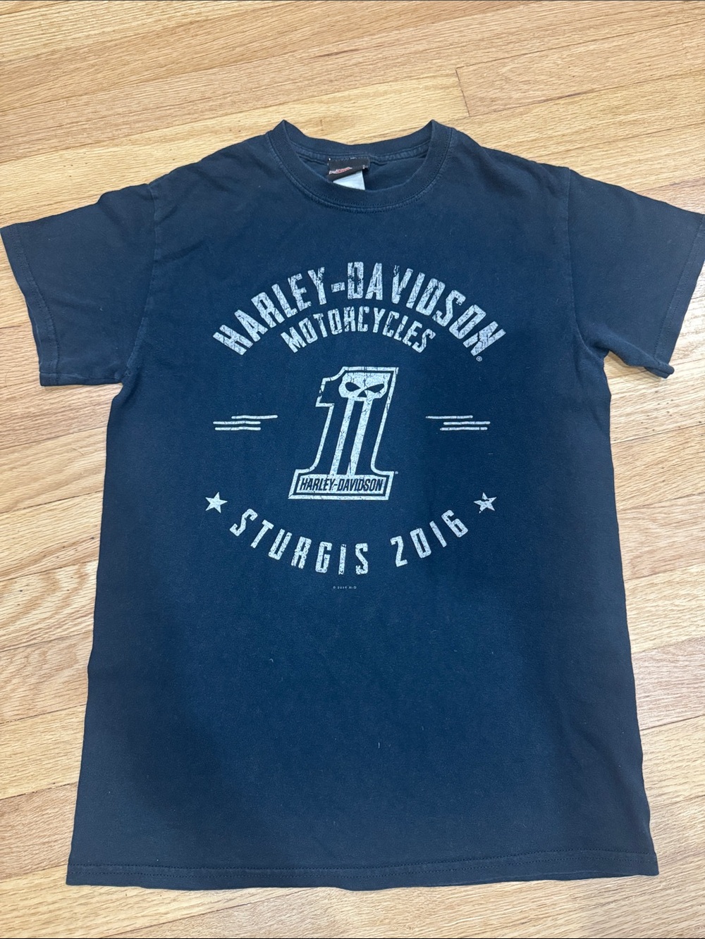 Harley-Davidson Black Crewneck Sturgis 2016 Graphic Tee